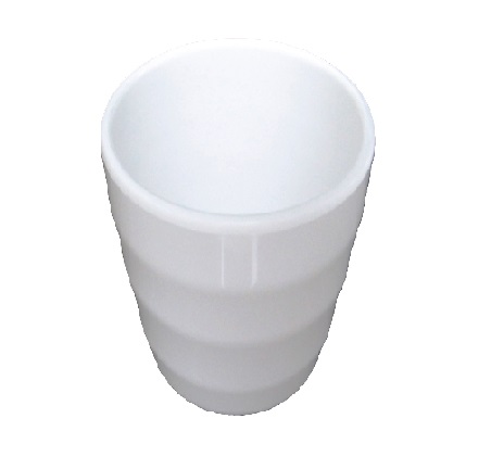 美耐皿線型杯-白色