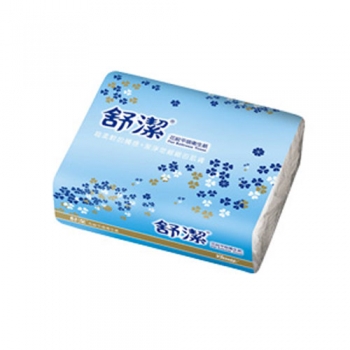 【舒潔】花紋平版衛生紙(400張*48包/箱)